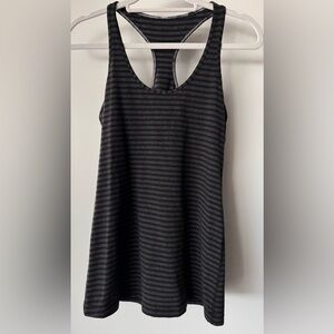 Lululemon striped fitted tank top size 6/8